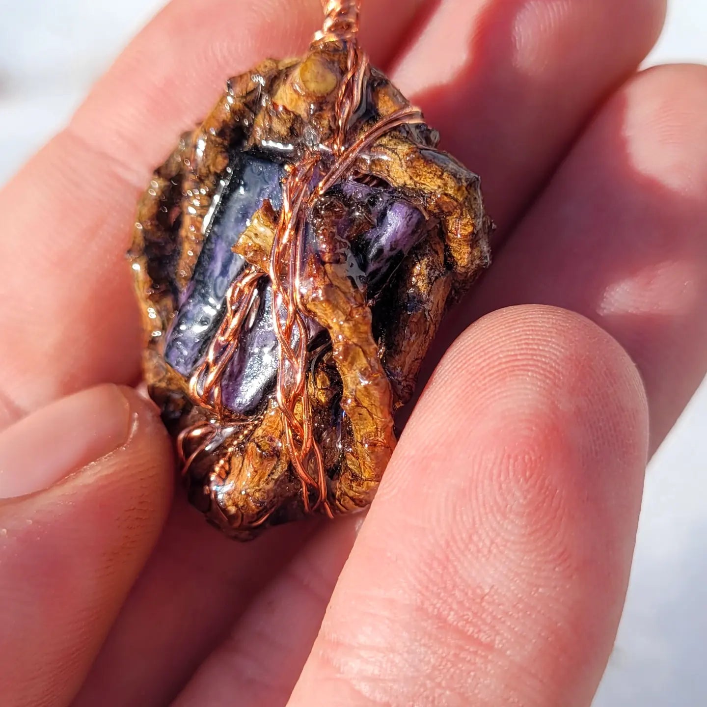Charoite & Pine Spiritnest