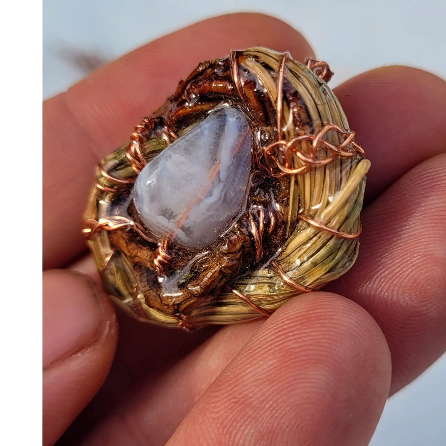 Pine and Lace Agate
