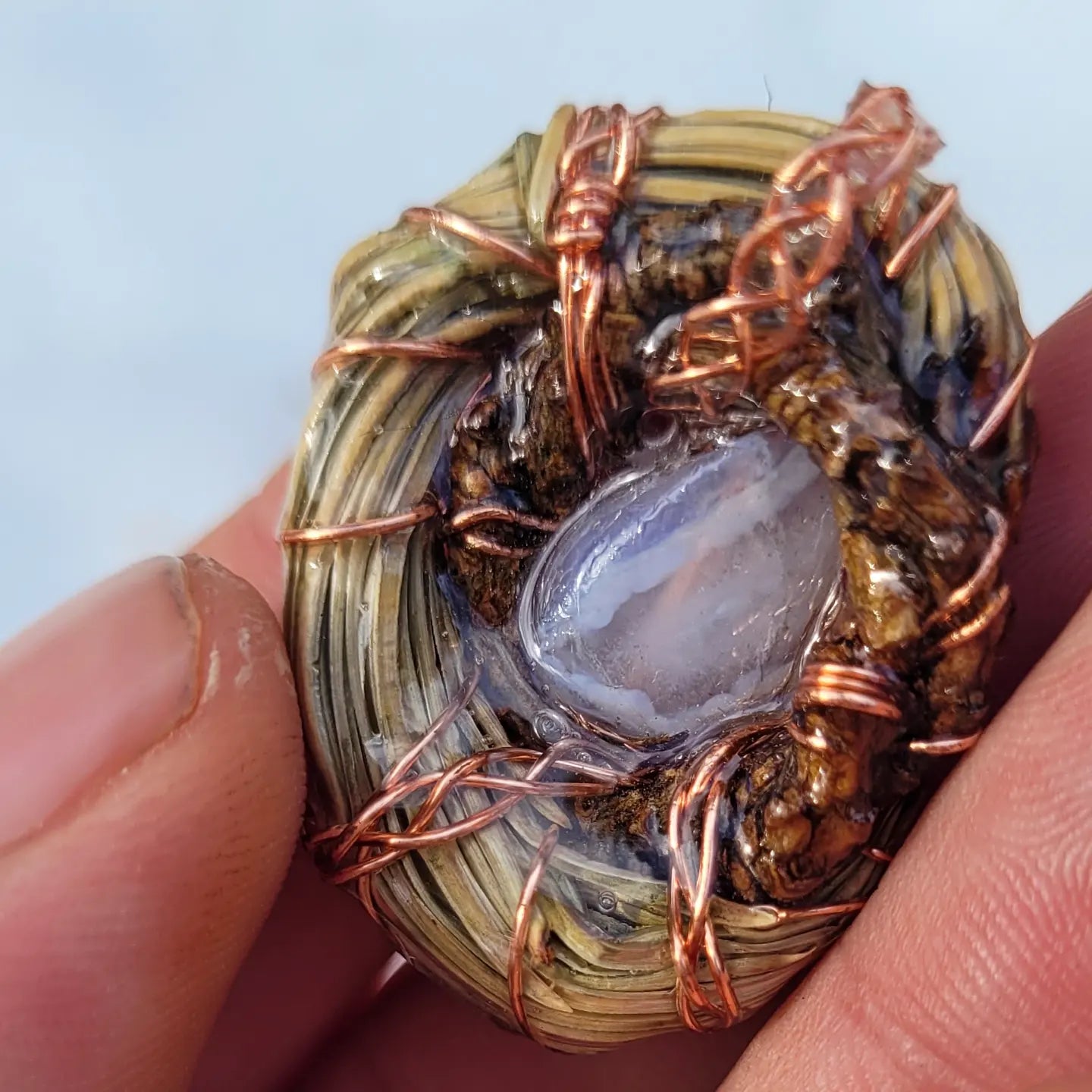 Pine and Lace Agate