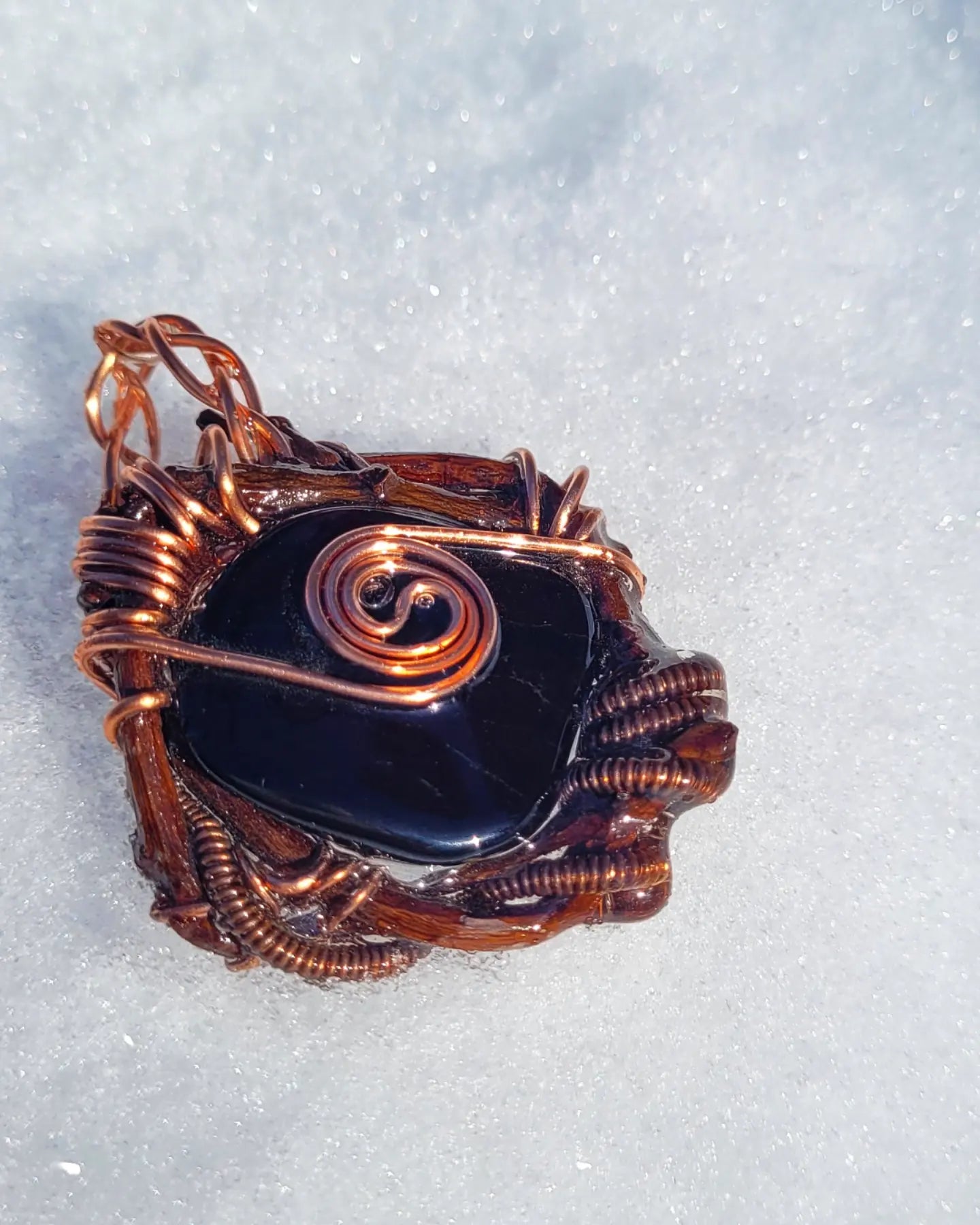 Double Sided, Blood Amber and Birch