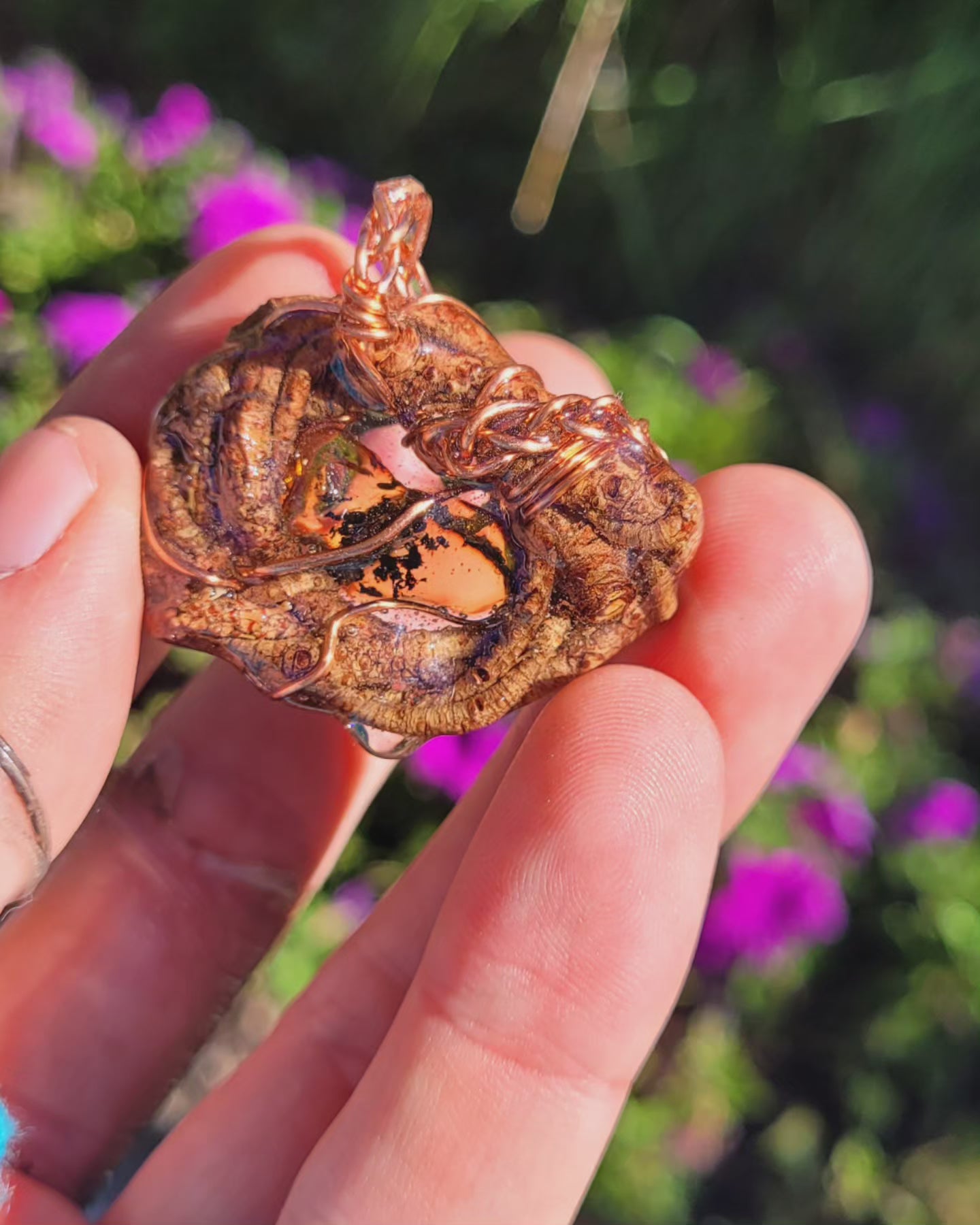 Double Sided Amber in Pine