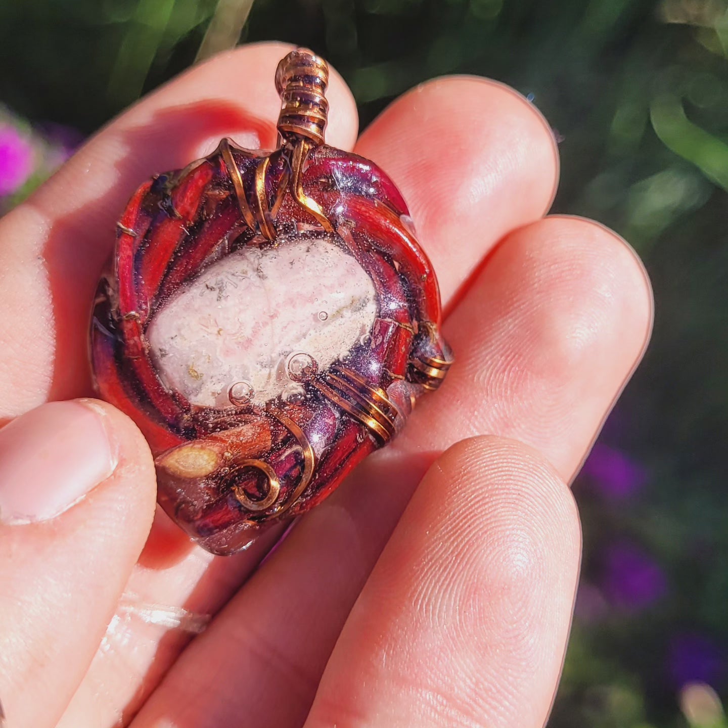 Bloodwood Rhodochrosite Spiritnest