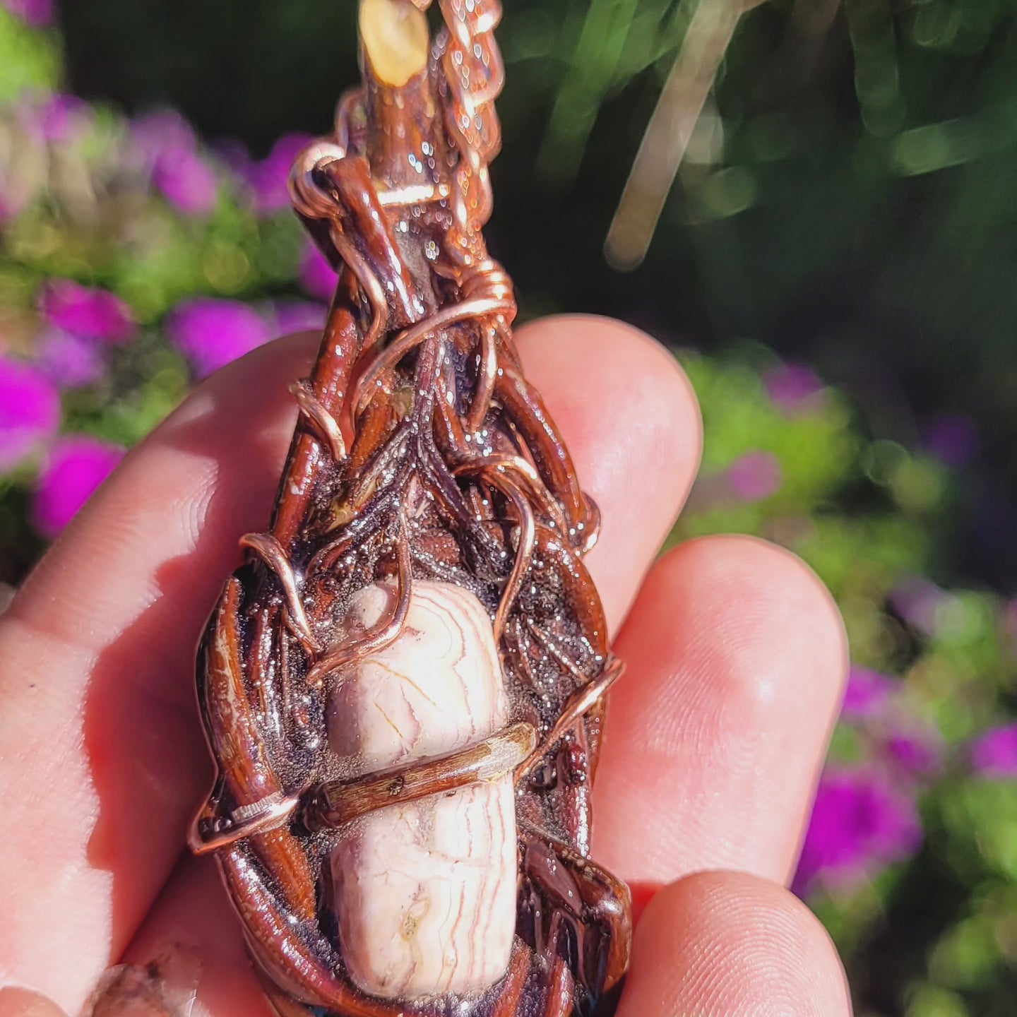 Bloodwood Rhodochrosite Spiritnest