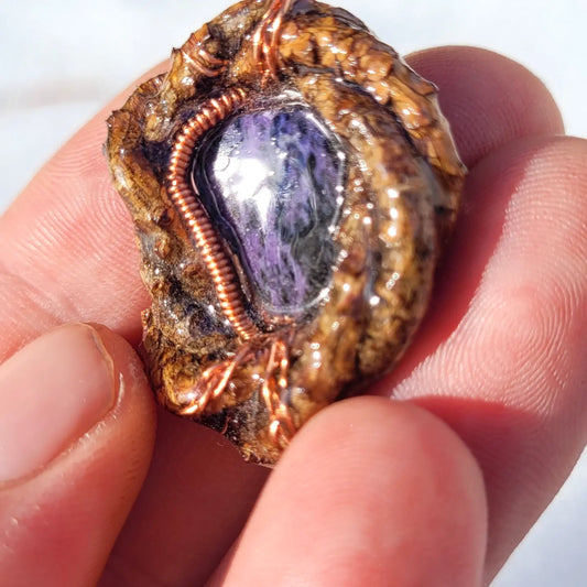 Charoite & Pine Spiritnest