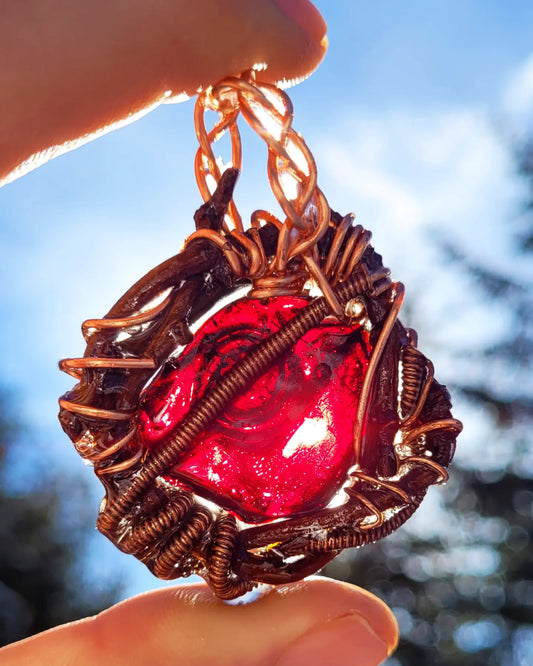 Double Sided, Blood Amber and Birch