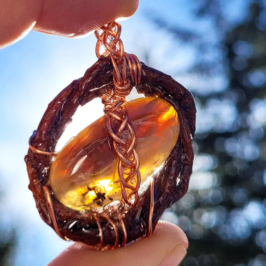 Pine Nested Yellow Opal