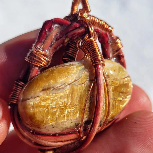 Maple Nested Yellow Opal